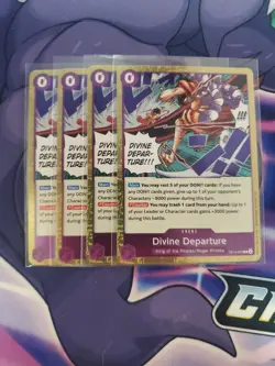 One Piece - Divine Departure - English - OP13-076 - R - NM (4 Card Playset) - Image 1
