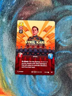Star Wars: Unlimited - Syril Karn - PRESTIGE Card (2/2) - Image 1