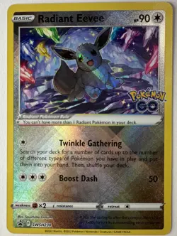 Radiant Eevee SWSH230 SWSH: Sword & Shield Promo Cards Holo - Image 1