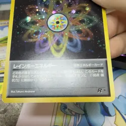 Rainbow Energy Japanese Holo Rocket Gang Pokemon Card HP/DMG - Image 4