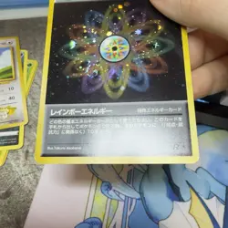 Rainbow Energy Japanese Holo Rocket Gang Pokemon Card HP/DMG - Image 5