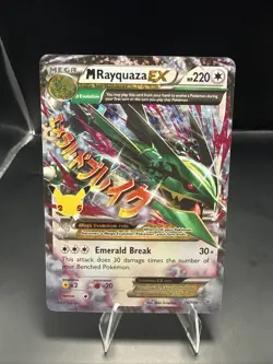 Pokemon M Rayquaza EX Celebrations Classic Collection Holo Ultra Card 76/108 - Image 2
