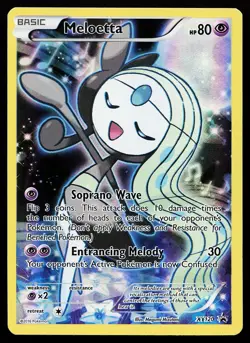 Meloetta XY120 Holo Full Art Black Star Promo Pokemon Card - Image 1