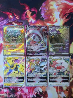 Pokemon Japanese Card Lot X6 NM Zeraora VSTAR 042/172 Arceus VSTAR 127/172 - Image 2