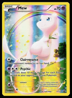 Mew XY110 Holo Full Art Black Star Promo Pokemon Card - Image 1