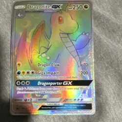 Dragonite GX SM156 Full Art Promo Holo Pokemon Card SM Promo - Image 1
