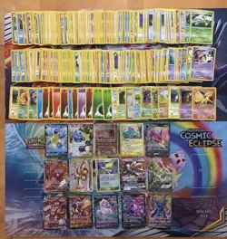 Vintage & Modern Pokemon Card Lot Holo Etc MP-Damaged Mew Celebi Lugia 550+ - Image 1