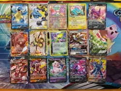 Vintage & Modern Pokemon Card Lot Holo Etc MP-Damaged Mew Celebi Lugia 550+ - Image 2