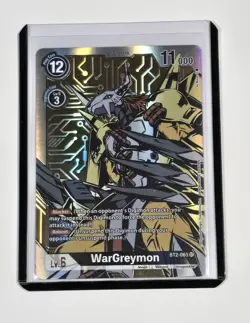 WarGreymon BT2-065 SR Alternate Art Release Special Digimon Card Game NM/M - Image 1
