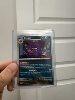 Pokemon Gengar Promo Holo Card GameStop Exclusive SWIRL MINT CONDITION BRAND NEW - Image 1