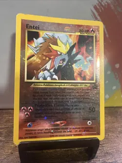 Pokemon Entei TCG Reverse Holo Black Star Promo Card 34 LP/MP Condition - Image 3