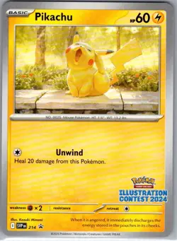 Pikachu - (Illustration Contest 2024) 214 - Pokemon Card - NM - Image 1
