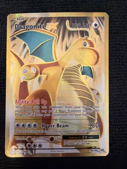 Pokemon TCG Dragonite EX Full Art Ultra Rare Holo Card Evolutions 106/108 XY - Image 1