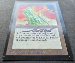 SIGNED MtG Magic A Maddocks _ Beta CE _ Artist Proof _ JADE MONOLITH _ MP 1/50! - Image 4