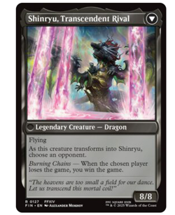 Zenos yae Galvus // Shinryu, Transcendent Rival Final Fantasy MTG - Image 2