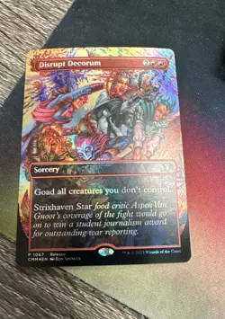 Disrupt Decorum Launch Party & Release Event Promos Foil - Image 1