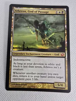 Wizards Athreos God of Passage Journey into Nyx Legendary Mythic White Black Re… - Image 1