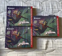 x3 Magic The Gathering MTG Marvel's Spider-Man - Collector Booster FREE SHIP - Image 1