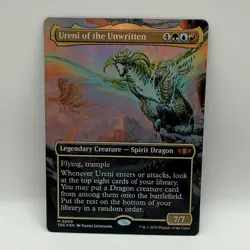 MTG Ureni of the Unwritten (Borderless) Commander: Tarkir: Dragonstorm Foil NM - Image 2