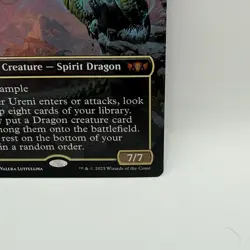 MTG Ureni of the Unwritten (Borderless) Commander: Tarkir: Dragonstorm Foil NM - Image 3