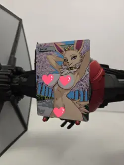 MTG, Forest, Jolteon, Pokemon, Waifu, Alter, Hand Painted by BAZAYO 18+ - Image 2