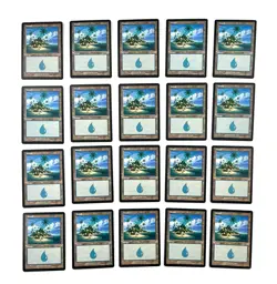 Magic The Gathering Invasion Basic Lands Lot - Island 335/350 x20 - Unplayed - Image 2