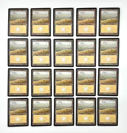 Magic The Gathering Invasion Basic Lands Lot - Plains 333/350 x20 - Unplayed - Image 2