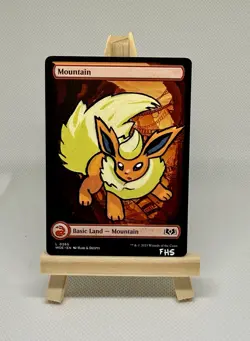 Magic: The Gathering Mountain - Flareon Altered Art - Fat Horse Studios - Image 1