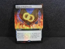 MTG Rings of Brighthearth - Foil - Extended Art - Image 1