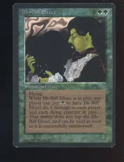 1993 MTG Magic The Gathering Arabian Nights Ifh-Biff Efreet - Image 1