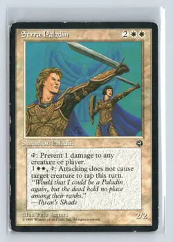 SERRA PALADIN - MTG Magic the Gathering Card - Homelands - Common - Image 1