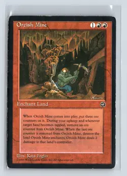 ORCISH MINE - MTG Magic the Gathering Card - Homelands - Uncommon - Image 1