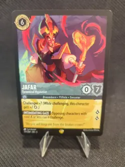 Jafar Tyrannical Hypnotist Card 172/204 Shimmering Skies Lorcana TCG - Image 1