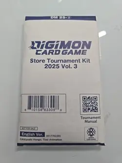 Digimon Card Game Store Tournament Kit 2025 Vol 3 English Sealed - Image 1