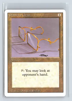 GLASSES OF URZA - MTG Magic the Gathering Card - Revised - Uncommon - Image 1