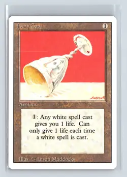 IVORY CUP - MTG Magic the Gathering Card - Revised - Uncommon - Image 1