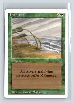 HURRICANE - MTG Magic the Gathering Card - Revised - Uncommon - Image 1