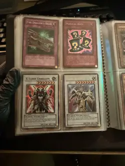 Konami Yu-Gi-Oh! TCG Mixed Card Lot Binder English. - Image 1