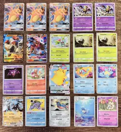 Pokemon Card Lot 20 Cards Charizard GX Pikachu VMAX Lucario EX Blastoise HOLO NM - Image 1