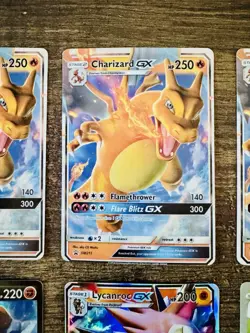 Pokemon Card Lot 20 Cards Charizard GX Pikachu VMAX Lucario EX Blastoise HOLO NM - Image 3