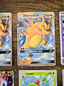 Pokemon Card Lot 20 Cards Charizard GX Pikachu VMAX Lucario EX Blastoise HOLO NM - Image 4