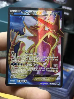 Gyarados EX 114/122 XY Breakpoint 2016 Full Art Holo Rare SHINY Pokemon Card TCG - Image 3