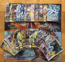 Pokemon Card Lot Full Art Alt Art Jumbo Charizard Snorlax Lugia 52 Cards - Image 1
