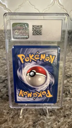 CGC 9 Charizard Pokemon Base Set Holo Rare 4/102 1999 English Card - Image 2