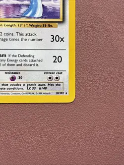 Pokemon TCG Dragonair Base Set Unlimited Rare Card 18/102 NM Condition - Image 2