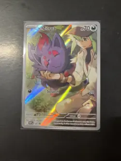 Pokemon TCG Journey Together N's Zorua 189 Promo Card - Image 1
