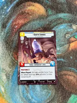 Star Wars: Unlimited - Darth Sidious - The Phantom Menace - HYPERSPACE Card 2/2 - Image 1