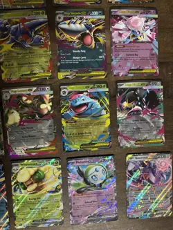 Pokemon 25 Card Lot ex Double Rare Lots of Megas Phantasmal Mega Evolutions base - Image 5