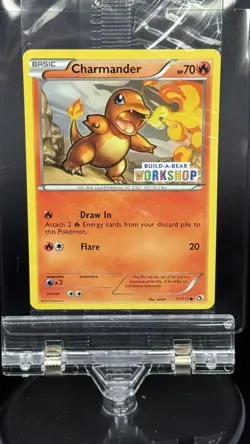 Build a Bear Pokemon Card Charmander Promo Trading Card TCG SEALED NEW - Image 3