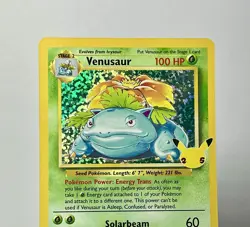 Venusaur 15/102 (NM) Holo Rare Sword & Shield: Celebrations 2020 Pokemon Card - Image 3
